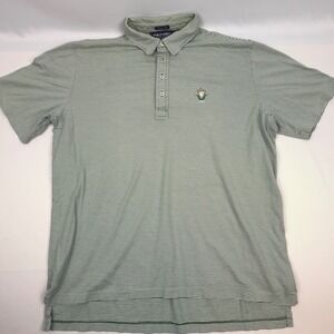 Vintage Polo Golf Ralph Lauren Striped Polo‎ Shirt Mens XL Pima Cotton
